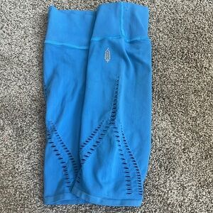 NWOT Women's Free People (FP) Movement Biker Shorts in Blue - Size XS/S